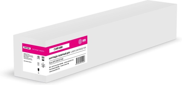 Картридж Cactus MP C406 842097 (CS-MPC406M) Magenta для Ricoh MPC306/ MPC307/ MPC406, пурпурный, 6000 стр.