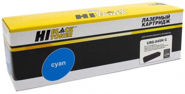 Картридж Hi-Black (HB-№045H C) для Canon LBP-611/ 613/ MF631/ 633/ 635, C, 2,2K