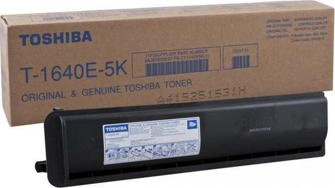 Картридж Toshiba T-1640E-5K (6AJ00000023) оригинальный для Toshiba E-Studio 163/ 165/ 166/ 167/ 203/ 205/ 206/ 207/ 237, 5000 стр.