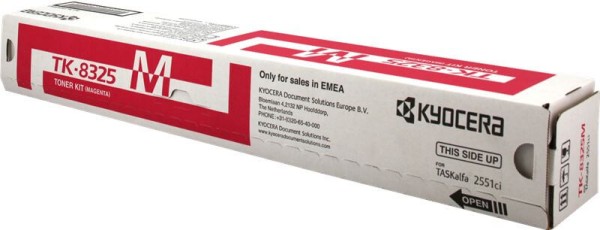 Картридж Kyocera TK-8325M (1T02NPBNL0) оригинальный для принтера Kyocera TASKalfa 2551ci, magenta (12000 стр.)