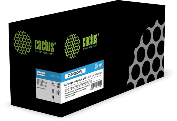 Картридж Cactus TK-5280C (CS-TK5280C-MPS) Cyan для Kyocera ECOSYS P6235cdn/ M6235cidn/ M6635cidn, голубой, увеличенный, 22000 стр.
