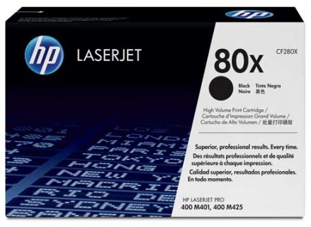 CF280X (80X) оригинальный картридж HP для принтера HP LaserJet Pro 400 M401a/ M401d/ M401n/ M401dn/ M401dne/ M401dw/ 400 MFP M425dn/ M425dw black, 6900 страниц CF280X (80X) оригинальный картридж HP для принтера HP LaserJet Pro 400 M401a/ M401d/ M401n/ M401dn/ M401dne/ M401dw/ 400 MFP M425dn/ M425dw black, 6900 страниц