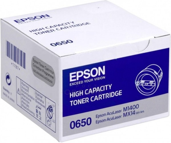 C13S050650 оригинальный картридж Epson для принтера Epson AcuLaser M1400/ MX14, увеличенный, 2.2k