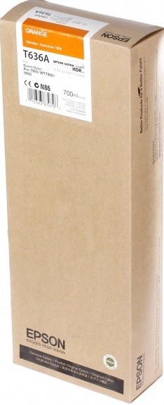 C13T636A00 Картридж Epson для Stylus Pro 7900/9900 Orange 700 ml