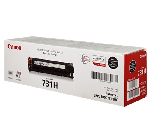 Canon 731HBk 6273B002 оригинальный картридж для принтера Canon LBP7100Cn, 7110Cw black увеличенный 2400 страниц