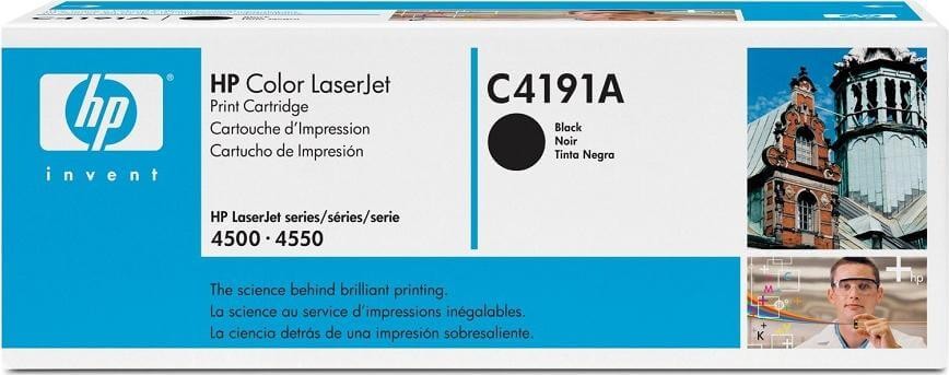 HP C4191A оригинальный картридж для принтера HP Color LaserJet 4500/ 4550, чёрный, 9000 стр.