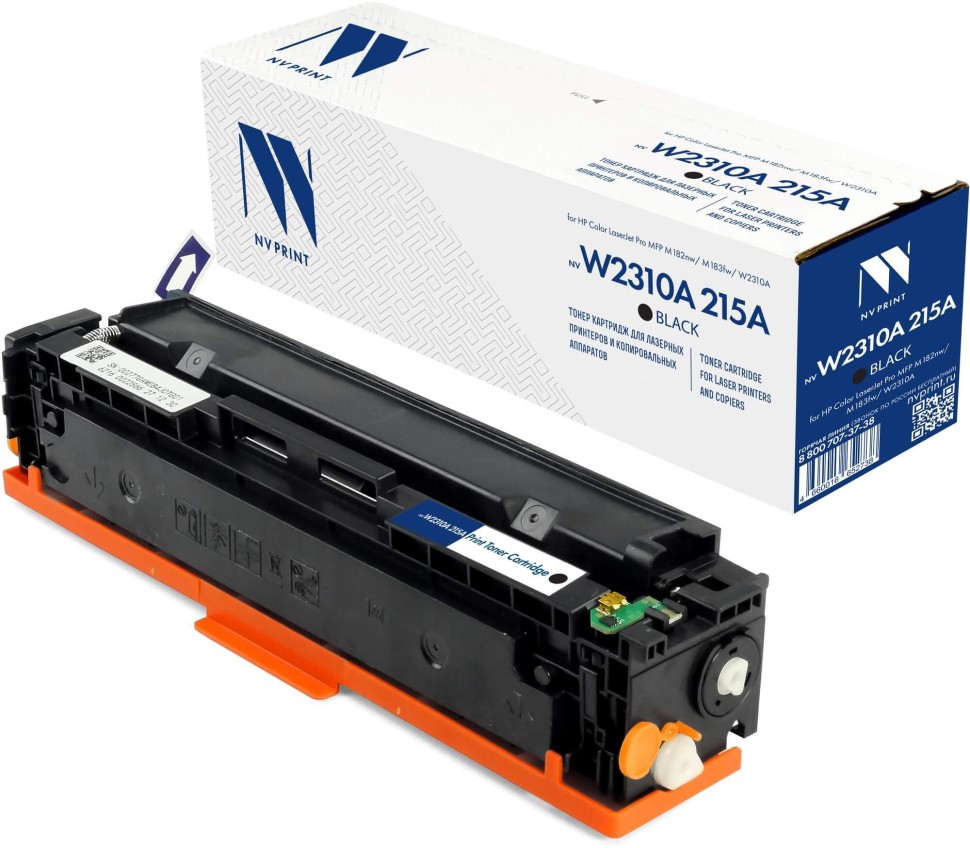 Картридж NV Print W2310A 215A (NV-W2310A215ABk) Black для HP Color LaserJet Pro MFP M182nw/ M183fw, чёрный, 1050 стр.