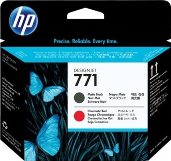 Печатающая головка HP DesignJet Z6200 Matte Black & Chromatic Red (CE017A) №771