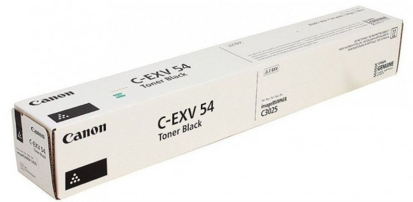 Картридж Canon C-EXV54Bk (1394C002) оригинальный для Canon imageRUNNER C3025/ C3125/ C3226, black, 15500 страниц