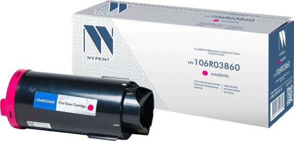 Картридж NV Print 106R03860 Magenta для принтеров Xerox VersaLink C500dn/ C500n/ C505S/ C505X, 2400 страниц
