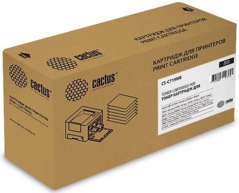 Картридж Cactus 719HR (CS-C719HR) для принтеров Canon MF5840/ MF5880/ LBP6300i/ 6650i черный 6400 страниц
