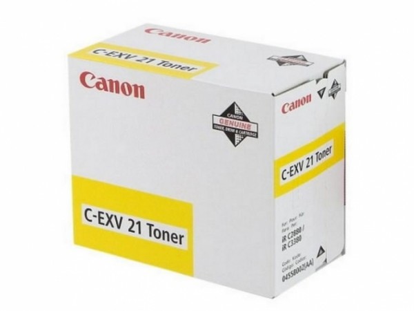 Canon C-EXV21Y 0455B002 Тонер CANON C-EXV21 для IRC2880/3380/3880 Yellow