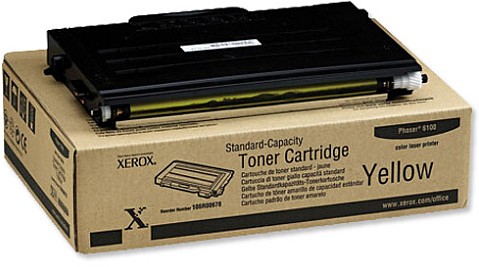 Картридж Xerox 106R00678 оригинальный для Xerox Phaser 6100, yellow, (2000 страниц)