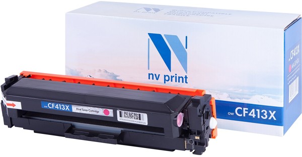 Картридж NV Print CF413X для принтеров HP LJ Pro M477fdn/ M477fdw/ M477fnw/ M452dn/ M452nw Magenta (5 000k)