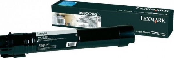 Картридж Lexmark X950X2KG оригинальный для Lexmark X950/ X952/ X954, black, увеличенный, 32000 стр.