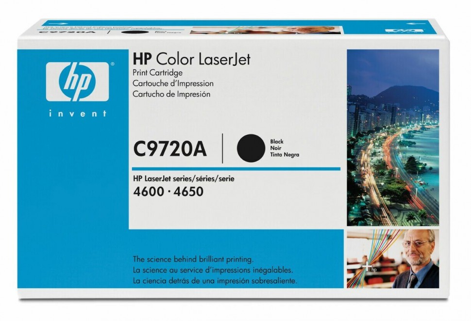 Картридж HP C9720A (641A) оригинальный для принтера HP Color LaserJet 4600/ 4600n/ 4600dn/ 4600dtn/ 4600hdt/ 4610n/ 4650/ 4650n/ 4650dn/ 4650dtn/ 4650hdn black, 9000 страниц