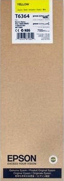 C13T636400 Картридж Epson для Stylus Pro 7900/9900 : Yellow 700мл
