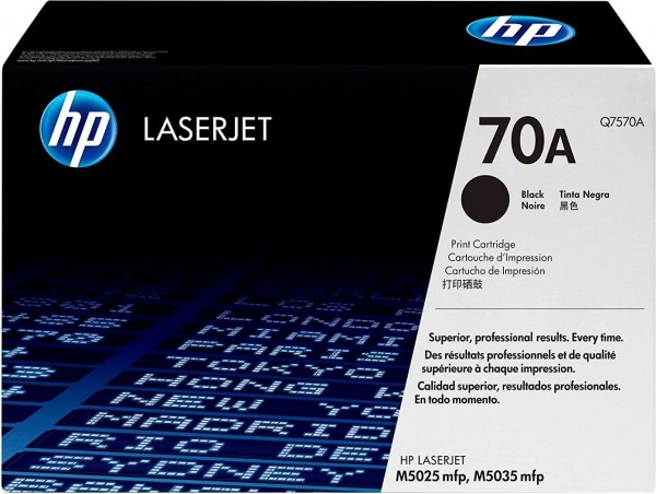 Картридж HP Q7570A (70A) оригинальный для принтера HP LaserJet M5025/ M5035/ M5035x/ M5035xs black, 15000 страниц
