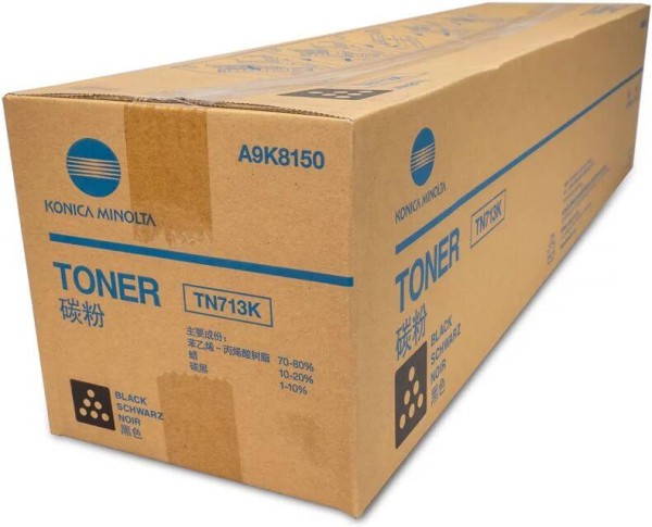 Картридж Konica-Minolta TN713K/ TN-713K/ A9K8150 Black оригинальный для Konica-Minolta bizhub C659/ C759, чёрный, 48900 стр.