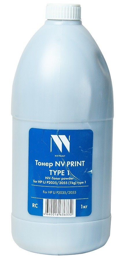 Тонер NV Print NV-HP для принтеров HP LJ P2035/ 2055, type1, 1кг