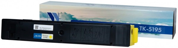 Картридж NV Print TK-5195 Желтый для принтеров Kyocera 306ci, 7000 страниц