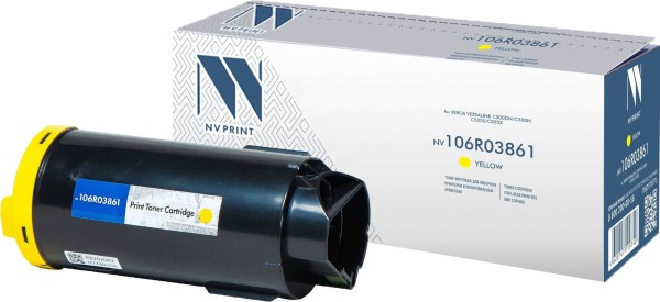 Картридж NV Print 106R03861 Yellow для принтеров Xerox VersaLink C500dn/ C500n/ C505S/ C505X, 2400 страниц