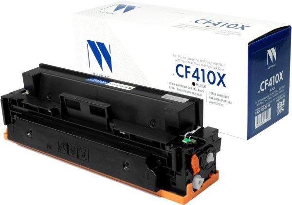Картридж NV Print CF410X (NV-CF410XBk) Black для HP LJ Pro M477fdn/ M477fdw/ M477fnw/ M452dn/ M452nw, чёрный, увеличенный, 6500 стр.