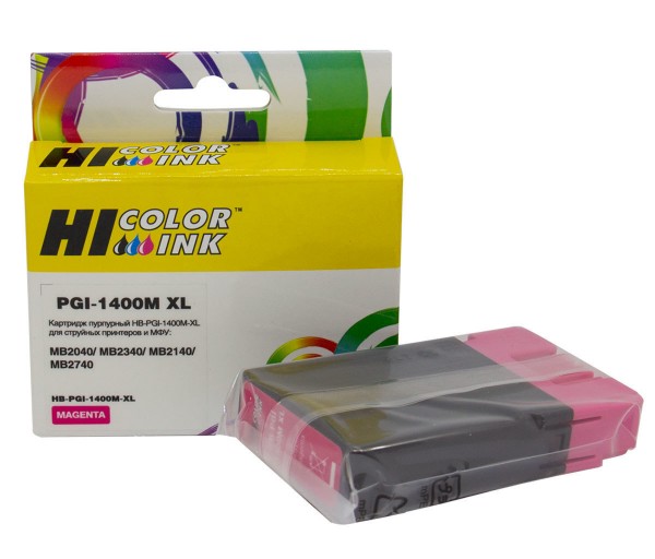 Картридж Hi-Black (HB-PGI-1400XLM) для Canon MAXIFY MB2050/MB2350/MB2040/MB2340, Magenta