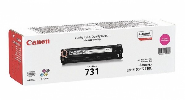 Картридж Canon 731M 6270B002 оригинальный для принтера Canon LBP7100Cn, 7110Cw magenta 1500 страниц