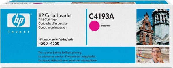 Картридж HP C4193A оригинальный для принтера HP Color LaserJet 4500/ 4550, пурпурный, 6000 стр.
