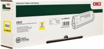 Картридж OKI (44844625/44844613) оригинальный для принтера OKI C822, жёлтый, 7300 стр.
