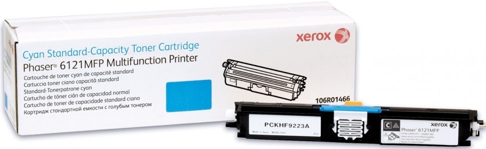 Картридж Xerox 106R01463 оригинальный для Xerox Phaser 6121, cyan, (1500 страниц)