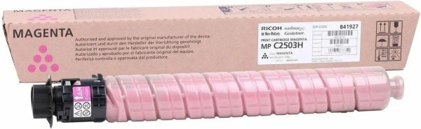 Картридж Ricoh MP C2503H (841927) оригинальный для Ricoh Aficio MP C2003/ C2503, пурпурный, увеличенный, 9500 стр.