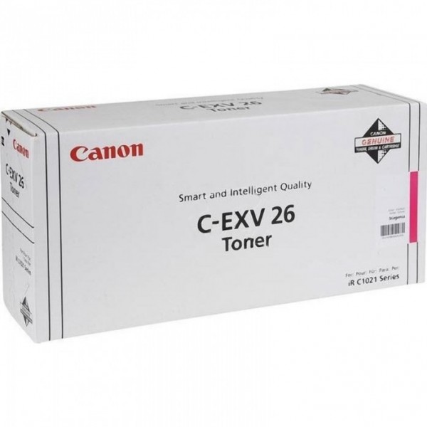 ​Картридж Canon C-EXV26 M (1658B006) для IR Canon C1021 / C1022​ / C1028​ пурпурный, оригинальный 6 000 стр.