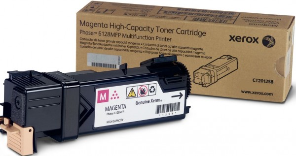 Картридж Xerox 106R01457 оригинальный для Xerox Phaser 6128, magenta, (2500 страниц)