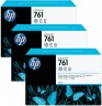 HP CR273A набор оригинальных картриджей №761 Gray для DesignJet T7100, серый, 3х400 мл.