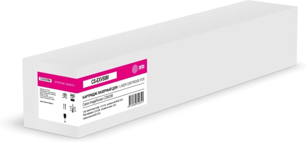 Картридж Cactus C-EXV55M (CS-EXV55M) для Canon iR Adv C256/ C256i/ C356i/ C356P, пурпурный, 18К