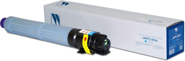 Картридж NV Print MP C406 842096 (NV-MPC406C) Cyan для Ricoh MPC306/ MPC307/ MPC406, голубой, 6000 стр.