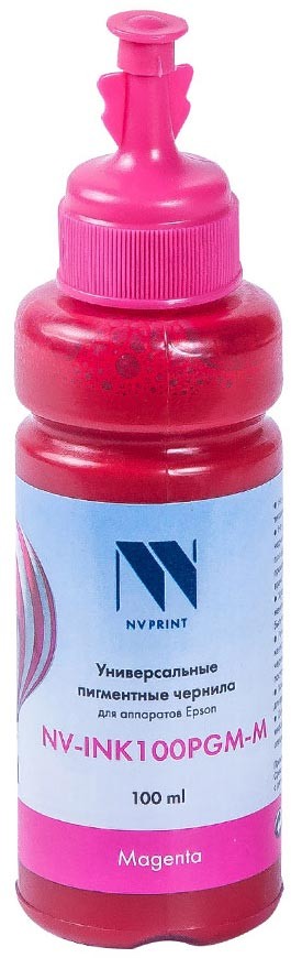 Чернила NV-INK100 универсальные Magenta пигментные для аппаратов Epson (100ml)