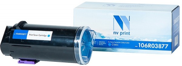 Картридж NV Print 106R03877 Cyan для принтеров Xerox VersaLink C500/ C505, 2400 страниц