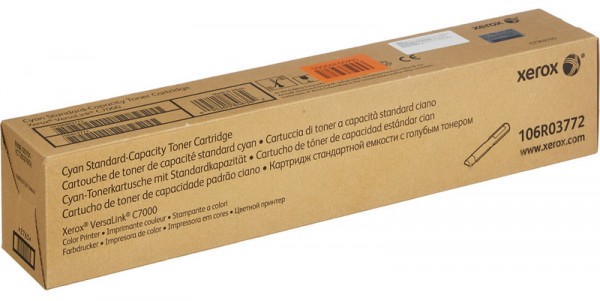 Картридж Xerox 106R03772 оригинальный для Xerox VersaLink C7000, cyan,  (3 300 страниц)