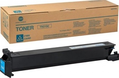 Картридж Konica-Minolta TN-213C (A0D7452) оригинальный для принтера Konica-Minolta bizhub C200/ C203/ C253, голубой, 19000 стр.