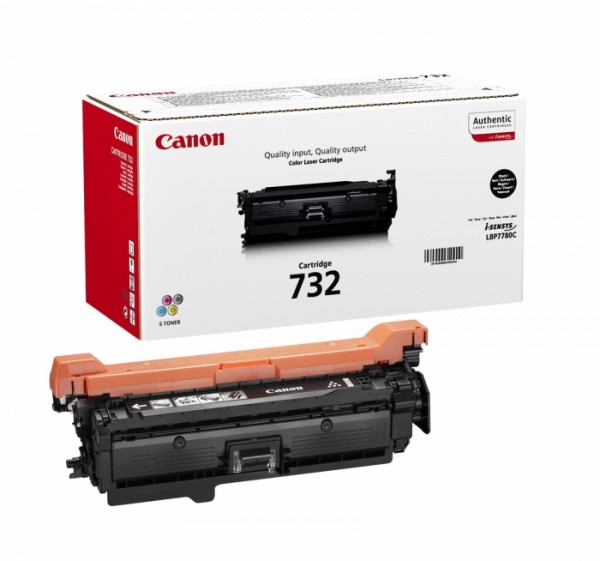 Canon 732Bk 6263B002 оригинальный картридж для принтера Canon LBP7780Cx black 6100 страниц