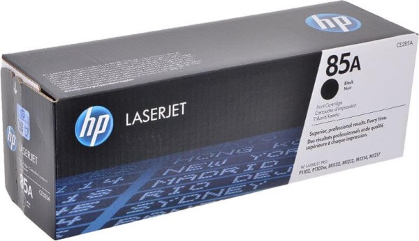 Картридж HP CE285A (85A) оригинальный для принтера HP LaserJet Pro P1102/ P1104/ P1106/ P1107/ P1108/ P1109/ M1132/ M1134/ M1136/ M1137/ M1138/ M1139/ M1212/ M1213/ M1214/ M1216/ M1217/ M1248, 1600 страниц