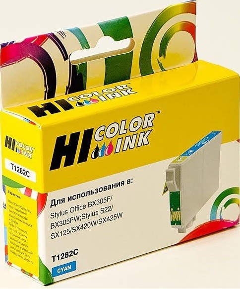 Картридж Hi-Black (HB-T1282) для Epson Stylus S22/ SX125/ SX420W/ SX425W/ BX305F, C