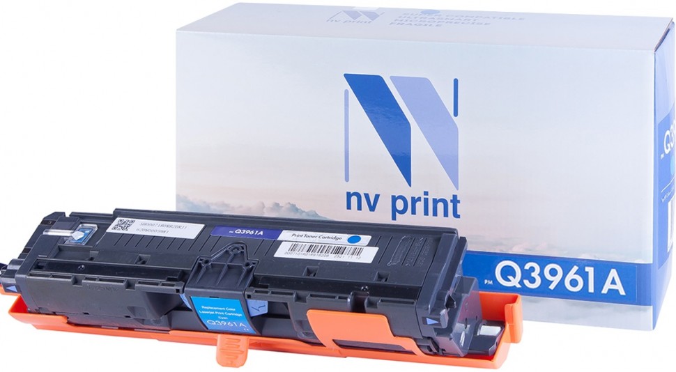 Картридж NV Print Q3961A Cyan для принтеров HP LJ Color 2550/ 2820/ 2840 (4000k)