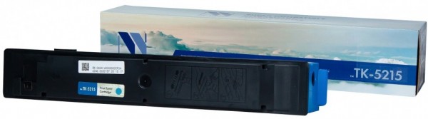Картридж NV Print TK-5215 Голубой для принтеров Kyocera 406ci, 15000 страниц
