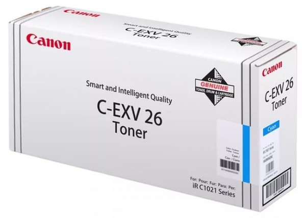 ​Картридж Canon C-EXV26 C (1659B006) ​для IR Canon C1021 / C1022​ / C1028​ голубой​, оригинальный 6 000 стр.