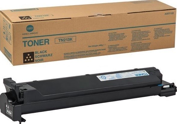 Картридж Konica-Minolta TN-213K (A0D7152) оригинальный для принтера Konica-Minolta bizhub C200/ C203/ C253, чёрный, 24500 стр.