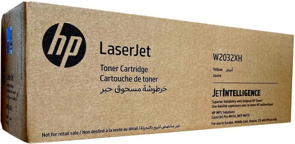 W2032XH (415X) оригинальный картридж HP для принтера HP LaserJet M454/ MFP M479 yellow, 6000 страниц